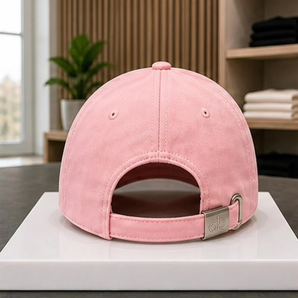 ALO Yoga Pink Gym Baseball Cap Hat Activewear